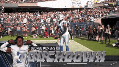 George Pickens Sitting On Sidelines GIF