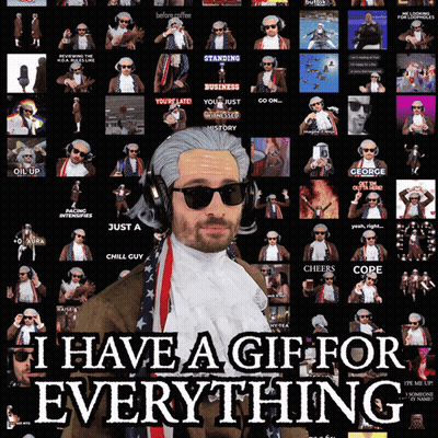 George Washington Collage I Have A GIF For Everything GIF