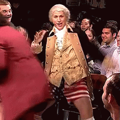 George Washington Dancing Andy Samberg SNL GIF