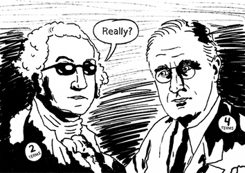 George Washington Franklin Roosevelt Mobile Sketch GIF
