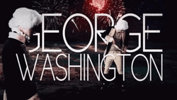 George Washington Mimic Fireworks GIF