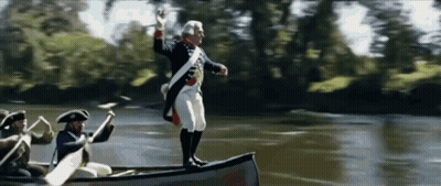 George Washington Painting GIF