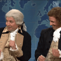 George Washington Seth Myers Dancing SNL GIF