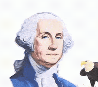 George Washington Sticking His Tongue Out GIF