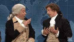 George Washington Thomas Jefferson Fingertip Greeting GIF