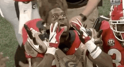 Georgia Bulldogs JR Reed Ecstatic GIF