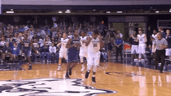 Gerard Butler Playing Basketball GIF