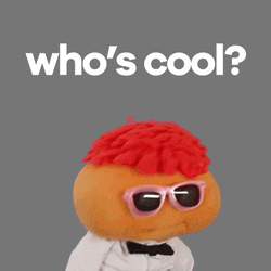 Gerbert Puppet Whos Cool You Are GIF