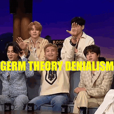 Germ Theory Denialism Men On Couch GIF