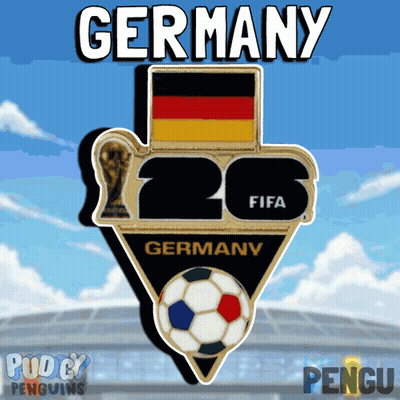 Germany Soccer Team Logo With Ball GIF
