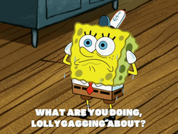 Get Back To Work SpongeBob GIF