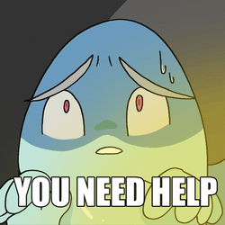 Get Help Frightened Character GIF