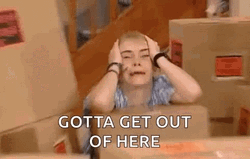 Get Me Out Of Here Headache GIF