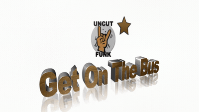 Get On The Bus Sign Uncut Funk Logo GIF