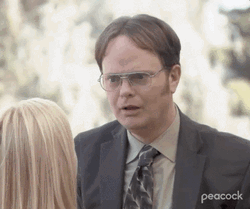 Get Out Dwight Schrute GIF