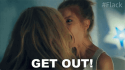 Get Out Flack GIF