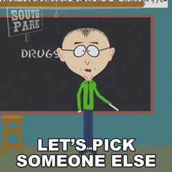 Get Somebody Else To Do It Mr. Mackey South Park GIF