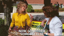Get Somebody Else To Do It Shooing Away GIF