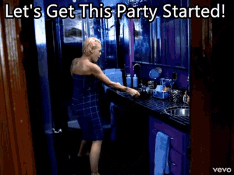 Get This Party Started Pink Get This Party Started GIF