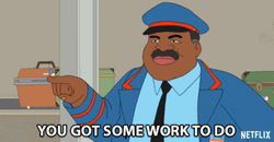 Get To Work Chauncey Rosie Roosevelt Animation GIF