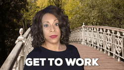 Get To Work Saucy Lady Holding Mallet GIF