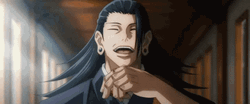 Geto Suguru Swallowing Food
