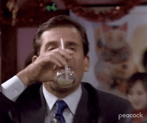 Getting A Shot On Work Party GIF