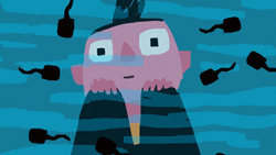 Getting Old Cartoon Sperm To Man GIF