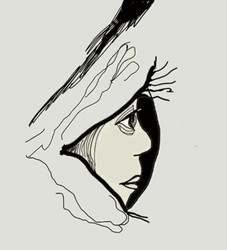 Getting Old Eyes Zoom Art GIF