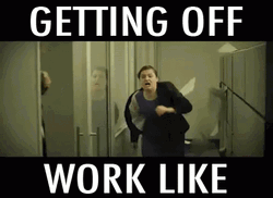 Getting Rush Leaving Work GIF