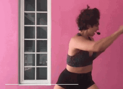 Getting Sturdy Daja Rose Boxing Work Out GIF
