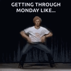 Getting Through Crazy Monday GIF