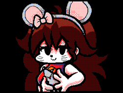 Gf In A Mouse Costume  GIF