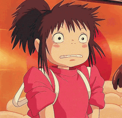 Ghibli Spirited Away Chihiro Shocked GIF