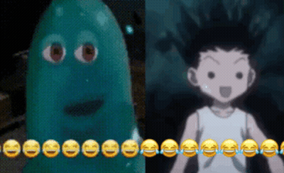 Ghost and Boy with Smiley Faces