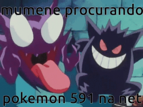 Ghost And Gengar Mumene Procurando Pokemon 591 Na Net GIF