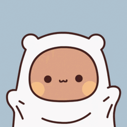 Ghost Bubududu Bear GIF