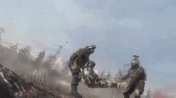 Ghost Cod Being Thrown To The Ground GIF
