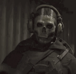 Ghost Cod Looking To His Left Side GIF