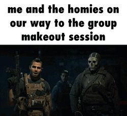 Ghost Cod Walking Beside John Soap MacTavish GIF