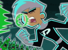 Ghost Danny Phantom's Ghostly Wail Power GIF