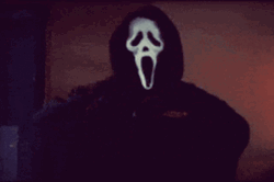 Ghost Face Knife GIF