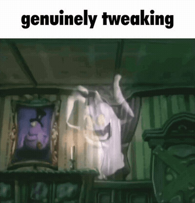 Ghost Genuinely Tweaking GIF