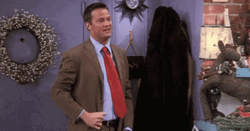 Ghost Hug Chandler Bing Friends Come Here GIF