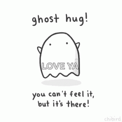 Ghost Hug Love Ya GIF