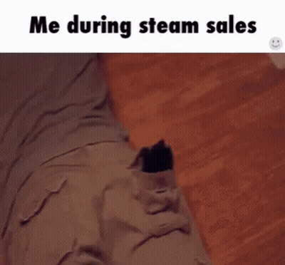 Ghost In Dark Room Me During Steam Sales GIF