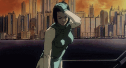 Ghost In The Shell Beautiful Motoko Kusanagi GIF