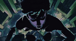 Ghost In The Shell Disappearing Kusanagi GIF