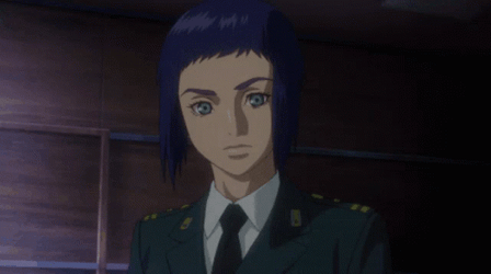 Ghost In The Shell Kusanagi Stunning Salute GIF