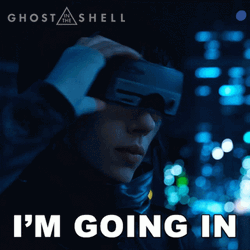 Ghost In The Shell Movie Scarlett Going In GIF